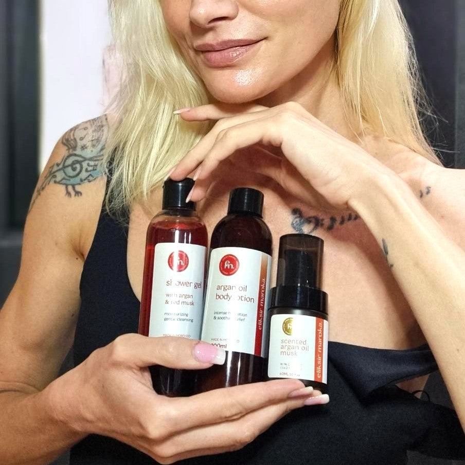 ARGANOWY ŻEL POD PRYSZNIC Z PIŻMEM