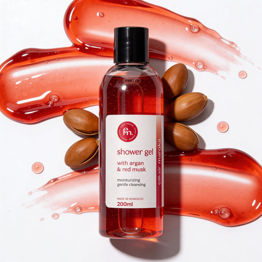 Arganowy Żel pod prysznic z piżmem - 200ml