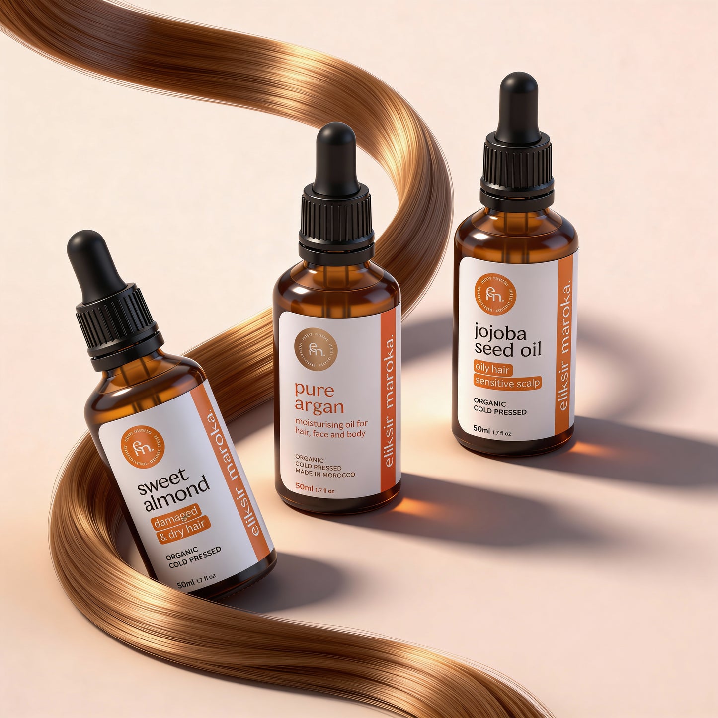 Zestaw naturalnych olejów