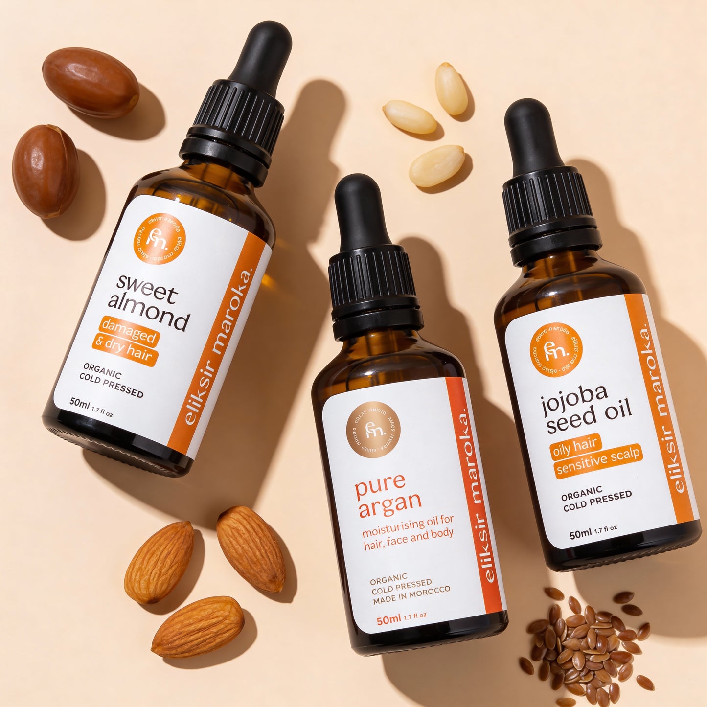 Zestaw naturalnych olejów