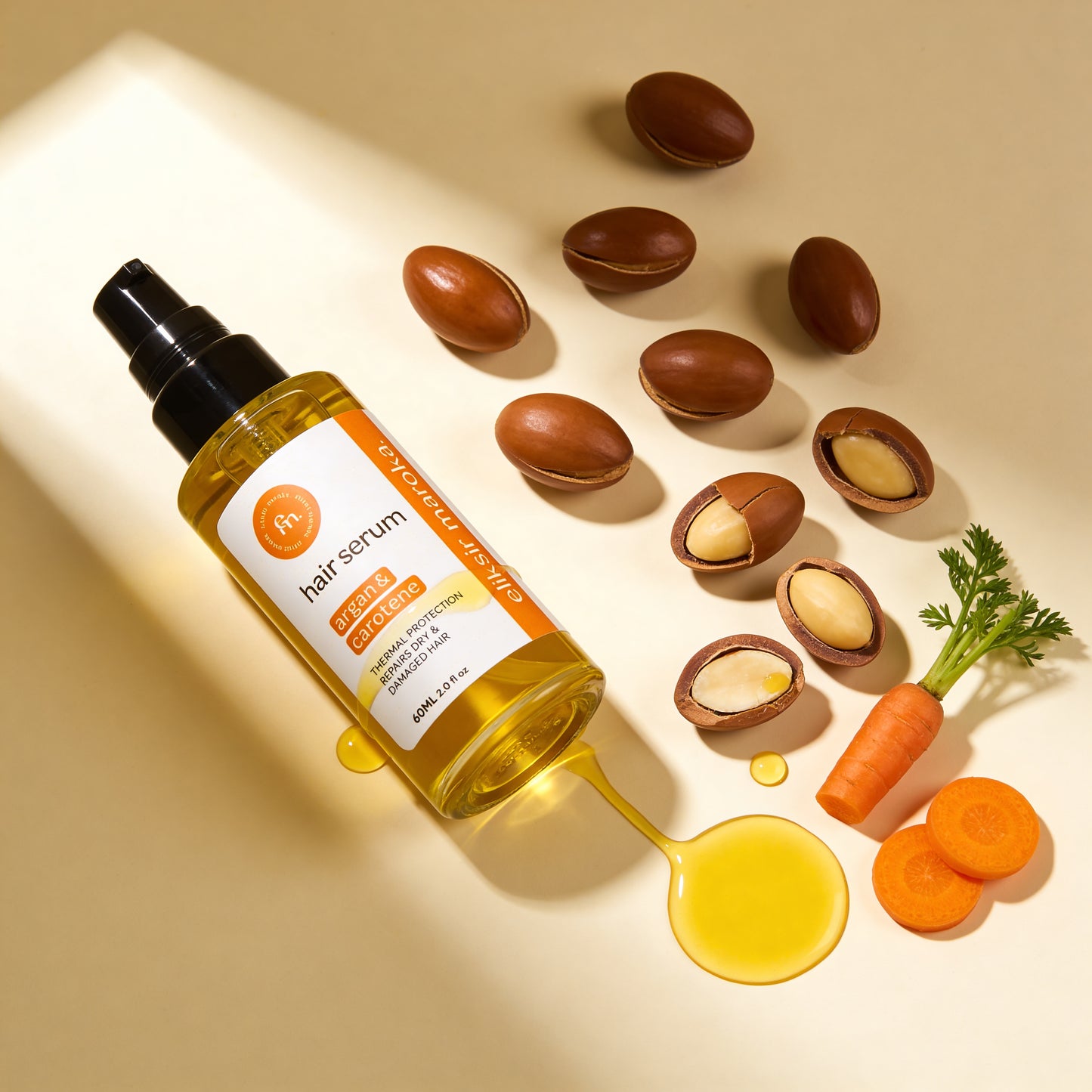 Serum do Włosów - Argan & Beta-Karoten