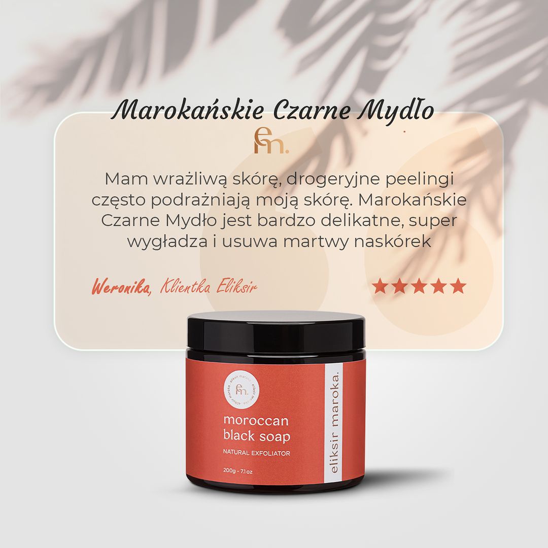 Marokańskie Czarne Mydło - Eliksir Maroka