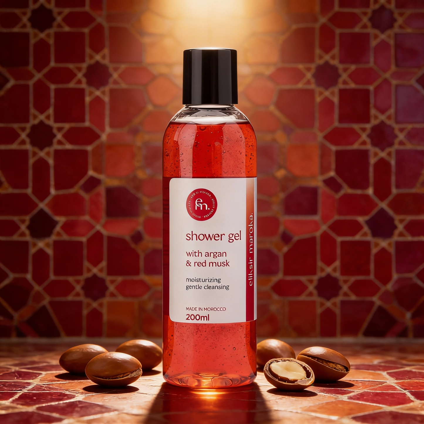 ARGANOWY ŻEL POD PRYSZNIC Z PIŻMEM